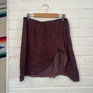 Free People Intimately Slip Mini Skirt Women’s Size XS Color: Plum NWOT